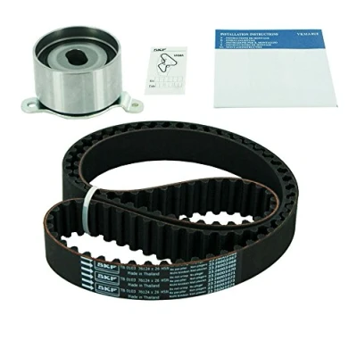 Image of VKM73201, VKMT93201 Timing belt kit SKF VKMA 93201 124 with rounded tooth profile HONDA: CRX 2, Civic 5 Stufenheck, V Hatchback