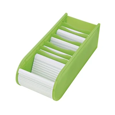Image of Wedo 250 8011 A8 Card Index Cabinet Green