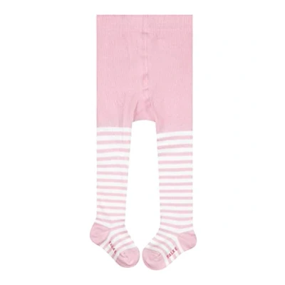 Image of FALKE Unisex Baby Stripe B TI Cotton Patterned 1 Pair Tights, Pink (Thulit 8663) new eco friendly, 6 months