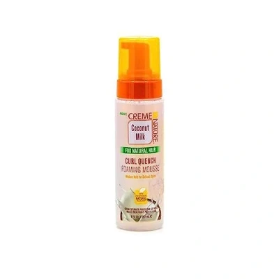 Image of Creme Of Nature Coconut Milk Curl Quench Foaming Mousse 7 Ounce (207ml)