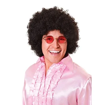 Image of Bristol Novelty BW281 Afro Wig Black Jumbo Budget, One Size