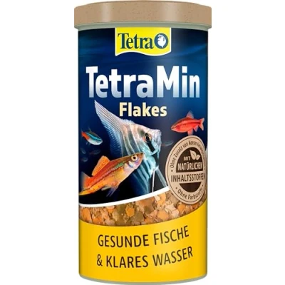 Image of Tetra Min Fish Food Flakes, Complete and Varied for All Tropical Fish, 200 g