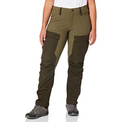 Image of FJALLRAVEN F89852S 662 625 Keb Trousers Curved W Short Deep Forest Laurel Green 44
