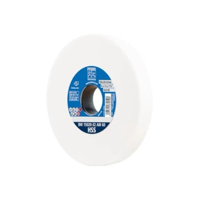 Image of PFERD 39008424 HSS Sanding Disc 150 x 20 32 mm A60 Medium Hard for Sharpening Drills, with Reducing Sleeves (25/20/16 mm)