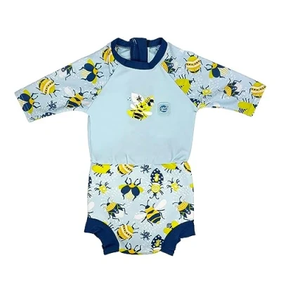 Image of Splash About Unisex Baby Happy Sunsuit With Inbuilt Swim, Bugs Life, 12 24 Months EU