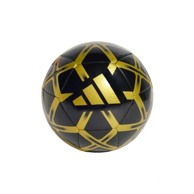 Image of adidas Unisex STARLANCER CLUB BALL, Black/Gold Metallic, 4