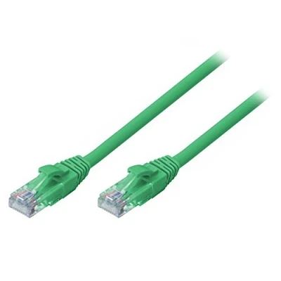Image of LINDY 15m Cat.6 U/UTP Network Cable, Green