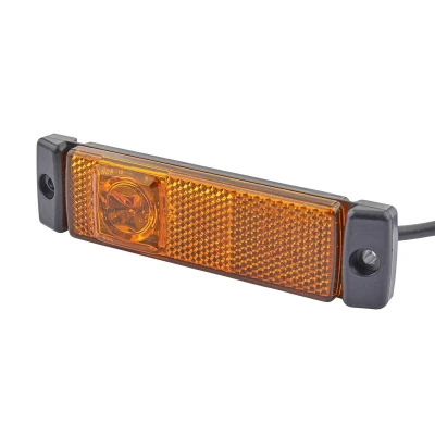 Image of E11395, E11396 Side Marker Light HELLA 2PS 008 645 011 LED Right, Left 12V Screw Connection, mounting