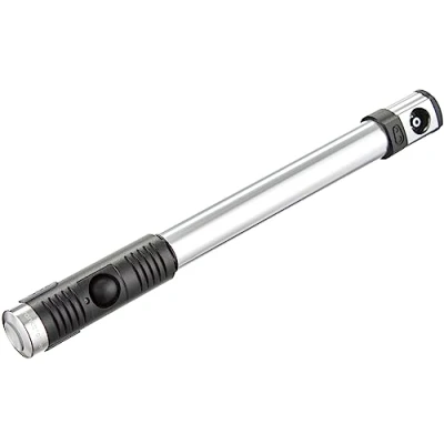 Image of Crankbrothers Klic HP Bicycle Pump with Pressure Gauge Unisex Adult Silver