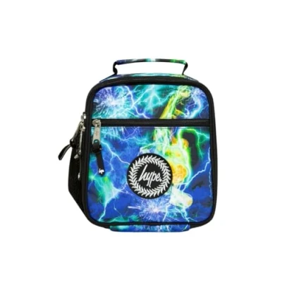 Image of hype Bags Patterns Polyester Unisex Lunch Box in Multi Coloured Size: One Size