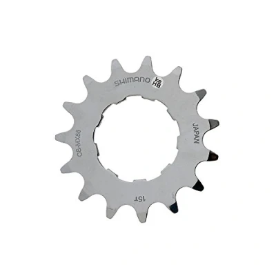 Image of SHIMANO Unisex Csmx6614 Bike Parts, Silver, 14 Teeth UK