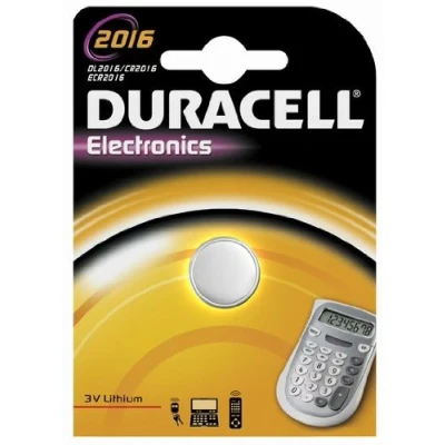 Image of Duracell CR 2016 Single use Battery CR2016 Lithium 3 V Batteries (Single Battery, CR2016, Lithium, Button/Coin, V, 1 Piece)