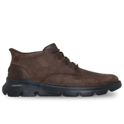 Image of Skechers ARCH FIT GARZA men&#039;s Mid Boots in Brown