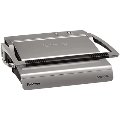 Image of Fellowes Galaxy Large Office Manual Comb Binder with Satellite System, grey, 25 Sheet Punch Capacity, 5622001