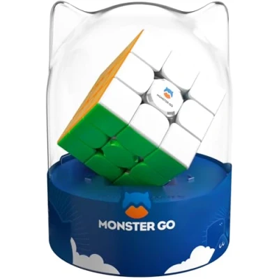 Image of Monster Go 3Ai, 3x3 Speed Puzzle Cube MG 356 Smart Intelligent Tracking Learning Timing Movements Steps with CubeStation APP (Premium Package)