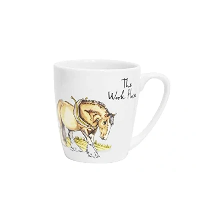 Image of Churchill Queen&#039;s Country Pursuits The Work Horse Acorn Mug