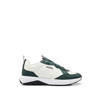 Image of HUGO Men&#039;s Kane_Runn_mfny_n Running, Open White, 4.5 UK