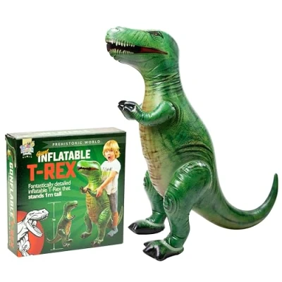 Image of Giant Inflatable T Rex 1.2 Meter Dinosaur Toy for Kids
