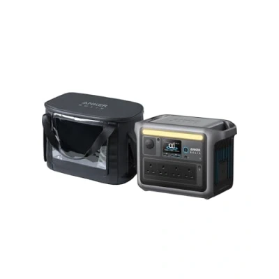 Image of Anker SOLIX C1000 Portable Power Station with Water Resistant Carry Bag, 1800W Solar Generator, 1056wh LFP (LiFePO4) Battery, 4 AC Outlets, Up to 2400W for Home, Outages, and Outdoor Camping