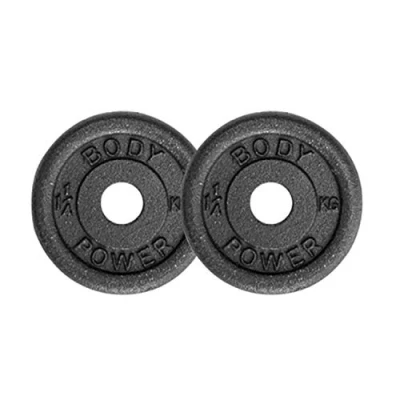 Image of BODYPOWER 1.25Kg Cast Iron Standard Weight Plates (x2)
