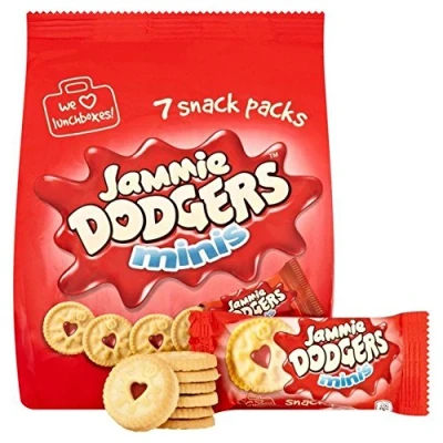 Image of Mini Jammie Dodgers Minis 7 x 20g Pack of 6