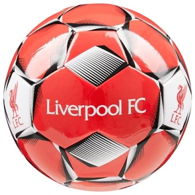 Image of Liverpool F.C. Football Soccer Ball for Adults Teenagers Kids Training Size 3, 4 or 5 Merchandise (Red, 4)