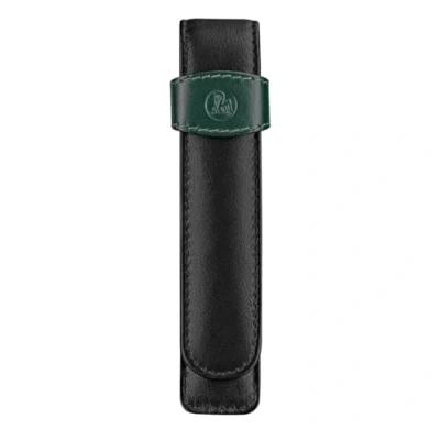 Image of LEDERETUI F?R 3 STIFTE für 1 Schreibgerät Black/Green