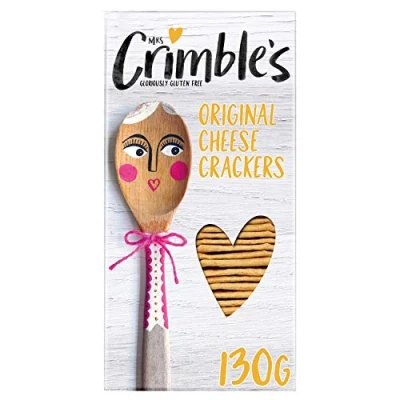 Image of Mrs Crimble&#039;s Gluten Free Original Cheese Crackers, 1560 grams, (Pack of 12)