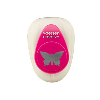 Image of Vaessen Creative Craft Paper Punch Butterfly 1,5 x 2,4 cm Circle Cutter for Crafting and Card Making