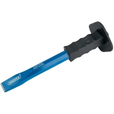 Image of Draper Octagonal Shank Cold Chisel with Hand Guard, 25 x 300mm (Display Packed)