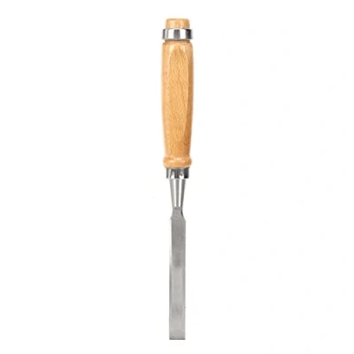 Image of ViaGasaFamido Cr V 12mm Carpenter Chisel, Steel File Professional Tools Flat Chisel with Wooden Handle for Woodworking,Woodworking