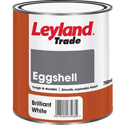 Image of Leyland Trade Eggshell Brilliant White 750ml
