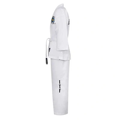 Image of Playwell Elite Ultra Light ITF Taekwondo Student Performance Fighter Suit (180cm)