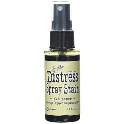 Image of Ranger Distress Spray Stain 1.9oz Old Paper,