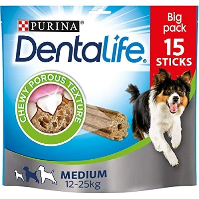 Image of Dentalife Adult Medium Dog Chicken Chews 15 x 345g, Pack of 3