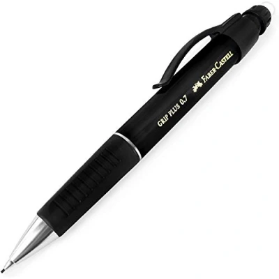 Image of Faber Castell Grip Plus Mechanical Pencil 0.7mm Black Barrel Single