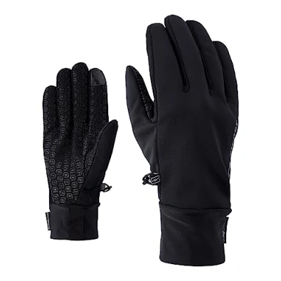 Image of Ziener Men&#039;s Ividuro Touch Glove Multisport Gloves, Black, 8.5