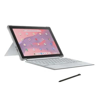 Image of Asus Chromebook CM3001DM2A R70052 MediaTek Kompanio 520 26.7 cm (10.5&quot;) Touchscreen WUXGA 4 GB LPDDR4x SDRAM 64 eMMC Wi Fi 6 (802.11ax) ChromeOS Silver