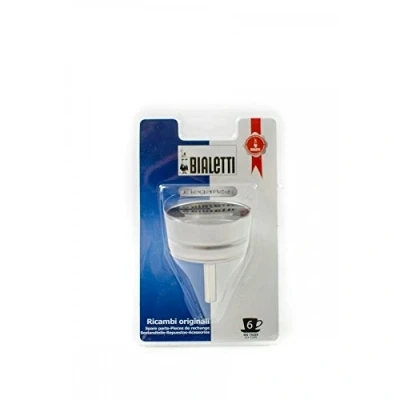 Image of Bialetti 0800503 STD Stainless Steel Funnel with 6 Cups, 12 x 8 19 cm
