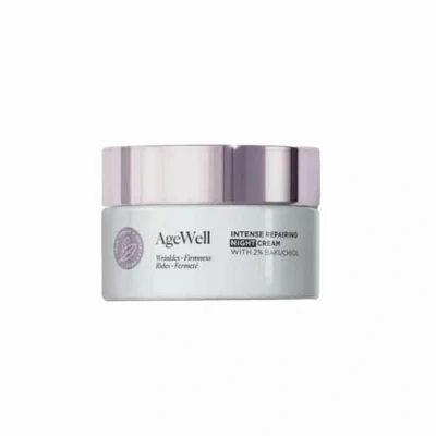 Image of AgeWell Intense Repairing Night Cream with 2% Bakuchiol, Anti Ageing Cream, Moisturization, Wrinkle, Lightweight, All Skin Types, 50ml