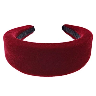 Image of Zac&#039;s Alter Ego 50mm Very Wide Smooth Velvet Padded Retro Vintage Aliceband