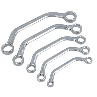 Image of Metric MM Half Moon Ring C Obstruction Spanner Wrench 5pc 10 Sizes 8 22mm