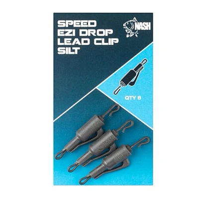 Image of Nash Speed Ezi Drop Lead Clip Dark Silt Terminal tackle
