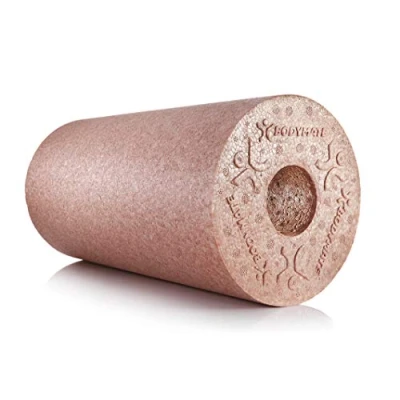 Image of BODYMATE 30cm long STANDARD medium hard smooth foam roller with free E BOOK