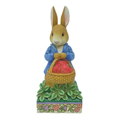 Image of Beatrix Potter by Jim Shore Peter Rabbit Posting Letters Figurine