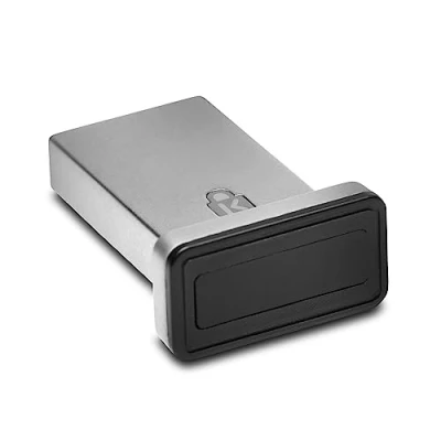 Image of Kensington VeriMark IT USB Fingerprint Reader / Scanner for Windows 10 Hello; Biometric Security Company Cybersecurity K64704EU
