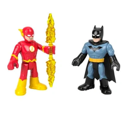 Image of Imaginext DC Super Friends Batman and The Flash Action Figure for Ages 3 Up