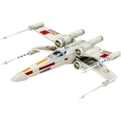 Image of Revell 06779 Star Wars X Wing Fighter (Luke Skywalker) 1:57 Scale Unbuilt/Unpainted Plastic Model Kit, Unlackiert
