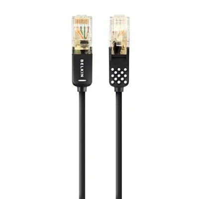 Image of Belkin 15ft Cat 6 UTP Snagless Patch Cable Black
