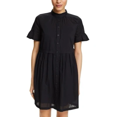 Image of Esprit A LINE MINI women&#039;s Dress in Black
